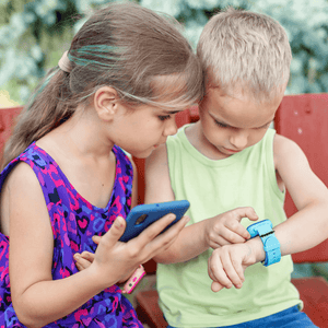 All Shungite watch band , bringing style and protection to a child's smartwatch