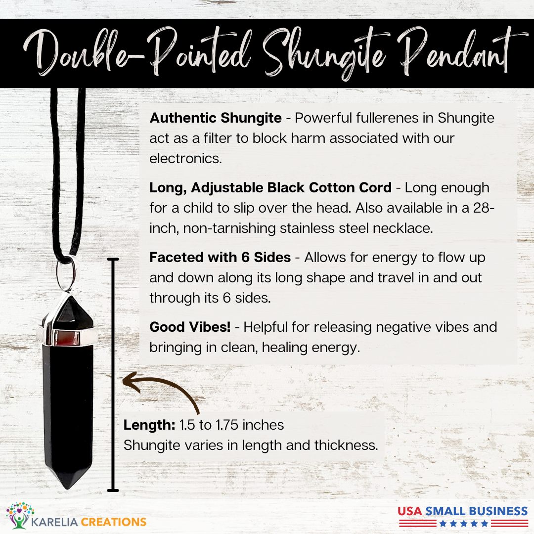 Shungite Pendant - Norse Protection Amulet In Rare Natural Stone For Strength & Balance - Foto 4