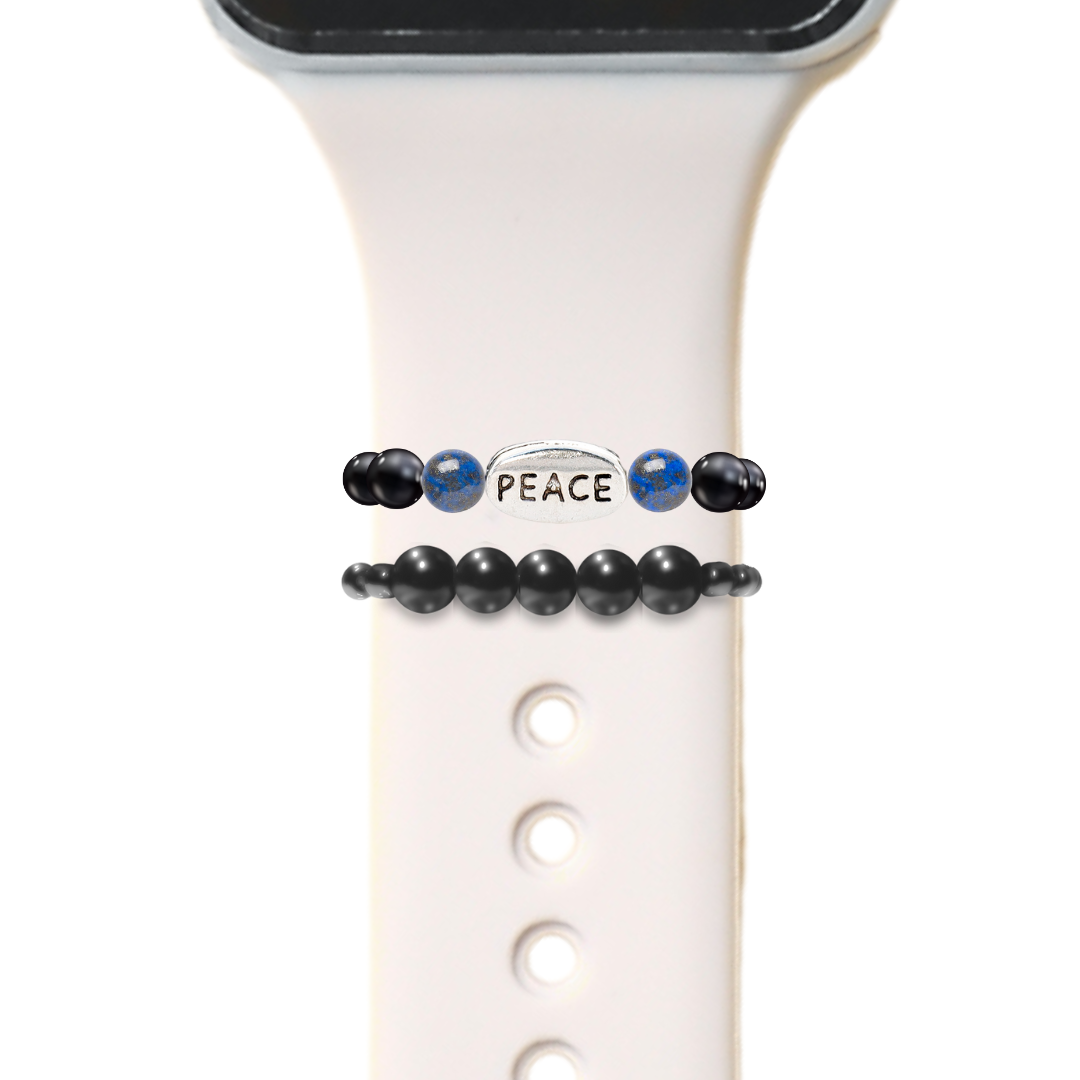 EmfShield Smartwatch EMF Protection | Bundle: 1 All Shungite PLUS 1 Sacred Peace