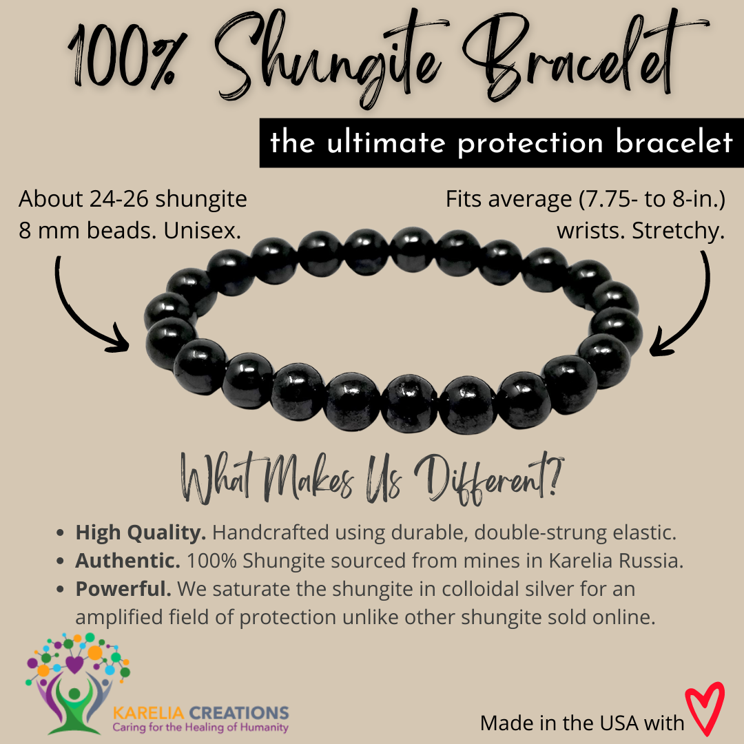 Russian 2025 shungite bracelet