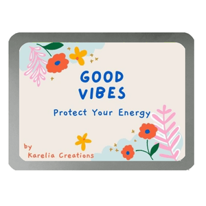 Good Vibes E-Sticker with Shungite for Large Electronics - Karelia Creations