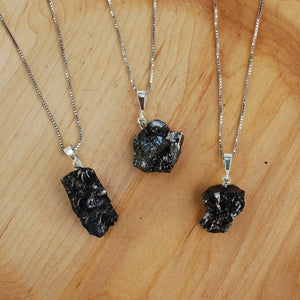 Due to real elite shungite, pendants might vary in shape, making each necklace unique