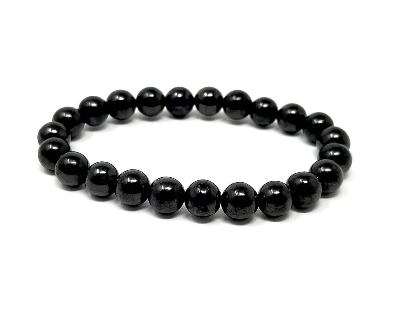 Shungite Bracelet - 8mm Beads, Unisex