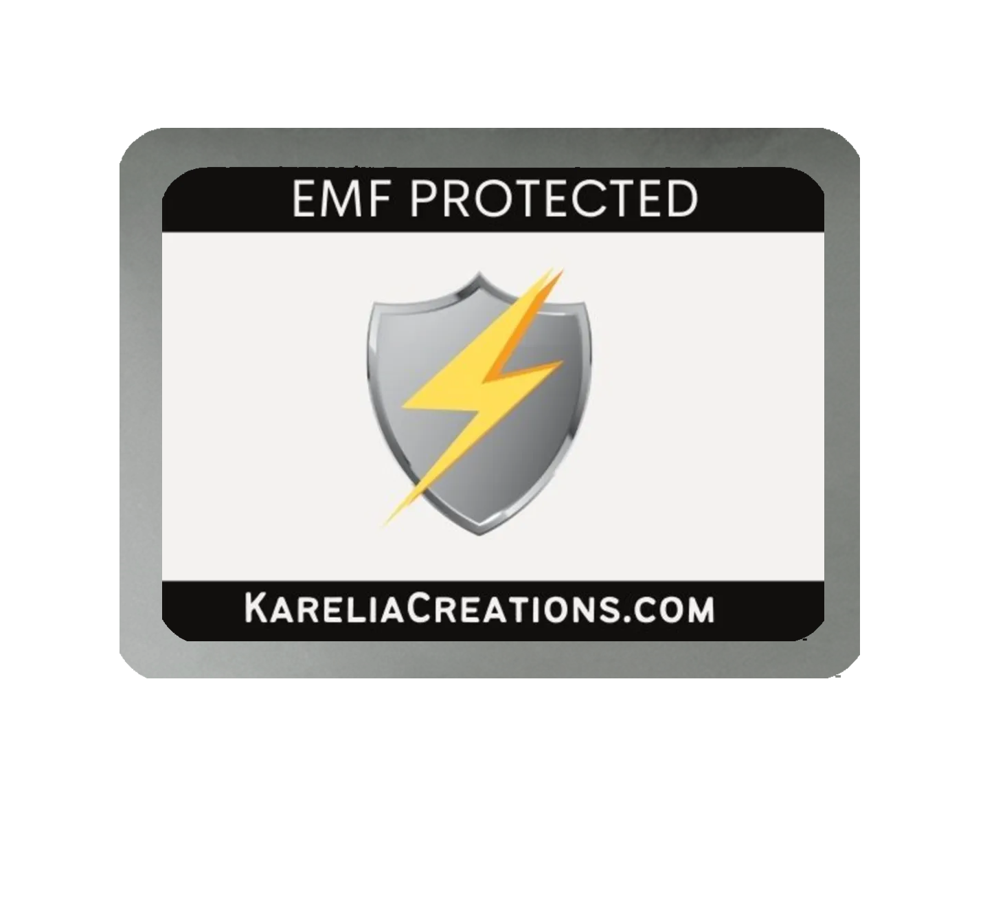 Shield E-Sticker with Shungite for Large Electronics