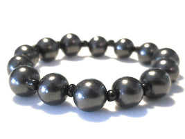 Shungite Bracelet - 10mm Multi-Beads, Adult - Karelia Creations  5G and EMF protection 